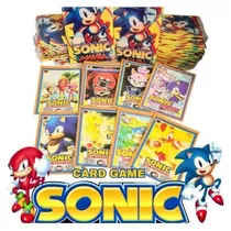 Kit 25 Pacotes Cards Sonic = 100 Cartinhas Figurinhas