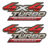 Calcos Toyota Hilux - 4x4 Turbo Intercooler - X 2 Unidades