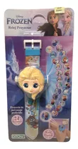 Frozen Reloj Proyector Digital Elsa Disney Ditoys 2538 Edu