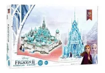 Quebra-cabeça Frozen 2 3d Puzzle Arendelle E Castelo De Gelo