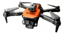 Mini Drone Eme3 K6pro Con Dual Cámara 4k Negro 2.4ghz 3 Baterías