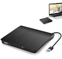 Gravador Cd/dvd Externo Usb 3.0 Slim Mac Note Ultrabook Pc