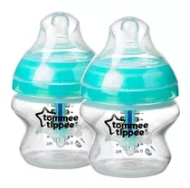 Biberones Anti Cólicos Avanzados 5 Oz Pack X 2 Tommee Tippee Color Azul Translúcido Anticolico