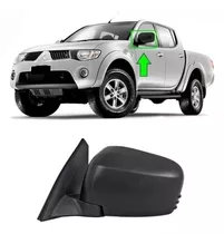 Espejo Izq Mitsubishi L200 Triton 2016 Adelante Manual/negro