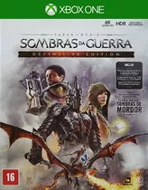 Terra Média Sombras Da Guerra Definitive Xbox -  25 Dígitos