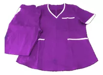 Ambo Medico Mujer Entallado Spandex Enfermera Bengalina Popl