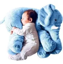 Elefante Pelúcia Fofinho Travesseiro Para Bebê Dormir 60cm