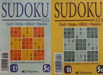 Sudoku Pack 2  Libros Facil Medio Maestro  - Globalchile