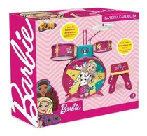 Bateria Infantil Da Barbie Fabulosa F00047 - Fun