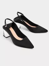 Zapatos Zara Tipo Stilettos Con Tacón Transparente. Únicos