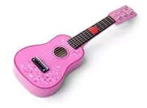 Guitarra Bigjigs Rosa Flores