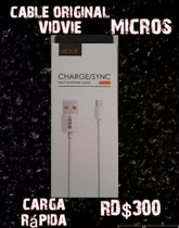 Cable Original Vidvie Para iPhone, Android
