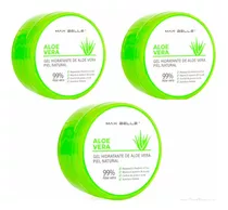 X 3 Gel Aloe Verá 99% Hidratante Refrescante 300 Ml Cada Uno