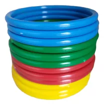 Jogo De Argolas Plásticas - Argolas De 12cm - Coloridas