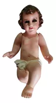 Niño Dios Figura De Resina Con Brazos Movibles 27 Cm