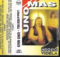 La Banda Del Negro Videla Album Uno Mas Sello Rca Cassette