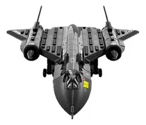 Blocos De Montar Estilo Lego Avião Jato Caça Blackbird Sr-71