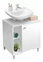 Mueble De Baño Puertas Y Estantes Armado Para Piletas Fijas