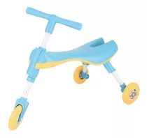 Triciclo Plegable Para Niños - Celeste