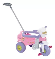 Triciclo Multifuncional Magic Toys Tico-tico Bichos Sem Som Rosa