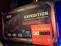 Caja De Placa De Video Asus Radeon Rx 570 4gb Expedition