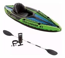 Kayak Intex 1 Persona Challengers K1 Remo Bomba Inflable K6