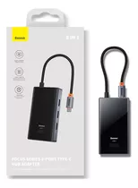 Hub Baseus 8 Em 1 - Hdmi, Usb, Ethernet, Sd, Tf (macbook)