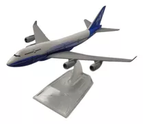 Avião Miniatura Boeing 747 Metal 15cm