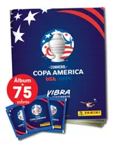 Album Vacío Más 75 Sobres Cerrados Copa América Usa 2024 