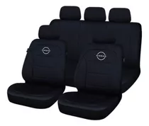 Funda Cubreasiento Simil Cuero Negro Logo Nissan - Calidad