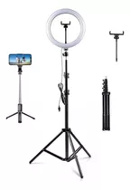 Kit Filmagem No Celular Luz Hing Light Tripé Ring Mesa Vídeo