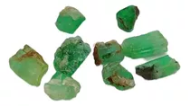 Lote Natural Piedra Esmeralda Verde Aspero