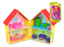 Casinha Infantil Yellow House Em Madeira Com Moveis Junges