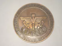 Vint.retro Medalla Antigua Juegos Bolivarianos Panama 1973