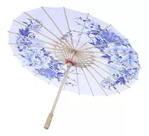 Paraguas Haofy  De Papel Engrasado Con Patrón De Flores Deco