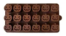 Molde Calabaza X 18 Silicona 3 Cm Diametro Halloween Jack