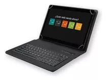 Funda Teclado Para Tablet Samsung Galaxy Tab A9 8.7 + Vidrio