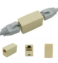 Kit 4 Pçs Emenda Conector P/ Rj45 Fêmea X Fêmea Cabo Rede