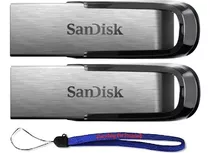  Sandisk Ultra Flair Usb (2 Pacotes) 3.0 64 Gb Flash Drive D