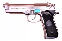 Pistola Airgun We Co2 4.5mm Pietro Beretta M002 Cromo
