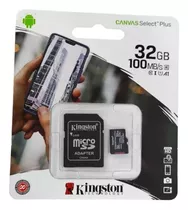 Memoria Micro Sdhc Con Adaptador 32gb Clase 10 Kingston