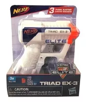 Lançador Nerf N-strike Elite Triad Ex-3 Hasbro Lacrado