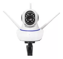 Camera Sem Fio Wiffi Ip Remota Com 3 Antenas Hd Audio P2p