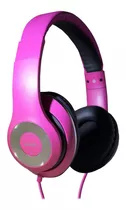 Auriculares Dj Vincha Plegables Micrófono Celular L200 Color Fucsia