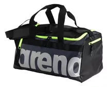 Bolso Deportivo Natación Arena Spiky Iii Duffle Color Azul Navy Neon Yellow (103) 40 Litros De Capacidad Urbano Mediano Control De La Humedad