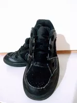 Zapatillas Nike 27,5 Cuero Y Gamusa Negro Importada Perfecta