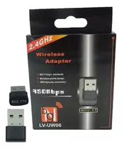 Adaptador Wireless Usb Wifi 300mbps Lan B/g/n Notebook Pc