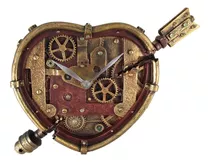 Reloj De Pared Con Forma De Corazón Steampunk, Decoración, N