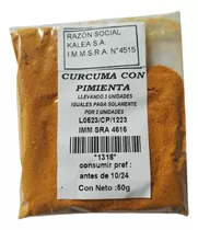 Curcuma Y Pimienta 50g Lleve 3 Pague Solo 2