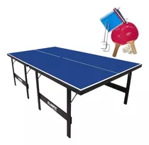 Mesa De Ping Pong Klopf 1013 Olimpic + Kit Raquete